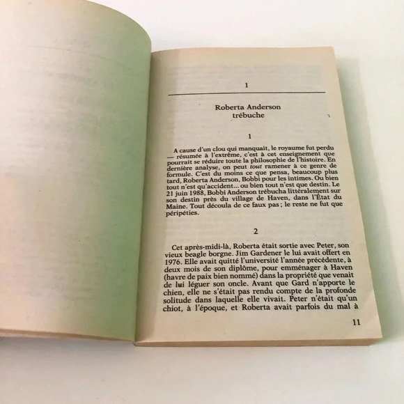 Vintage 90s Stephen King Les Tommyknockers  Volume 1 French Paperback Book - Picture 13 of 16